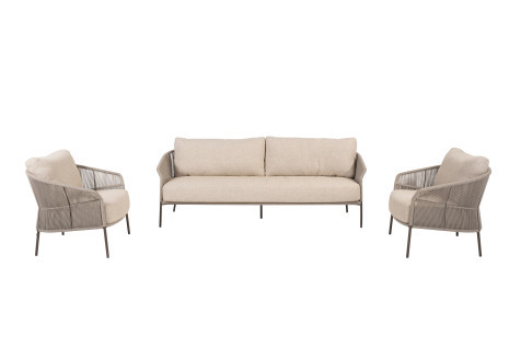 Taste Florence Sofá 3 Lug C/alm - Terre